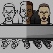 Triple Skibidi Toilet Drawing