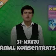 Mega Kimyo 31 Mavzu