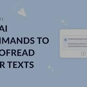 Use Ai Commands To Proofread Your Text