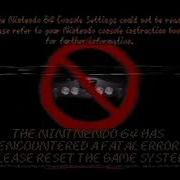 Rare Nintendo 64 Error Screen 1996