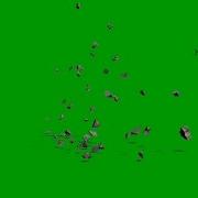 Debris Explosion At Camera Green Screen