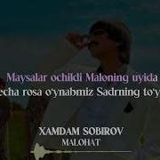Xamdam Sobirov Malohat Minus