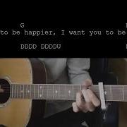 Marshmello Bastille Happier Easy Guitar Tutorial