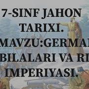 7 Sinif Jahon Tarixi Audio Kitob
